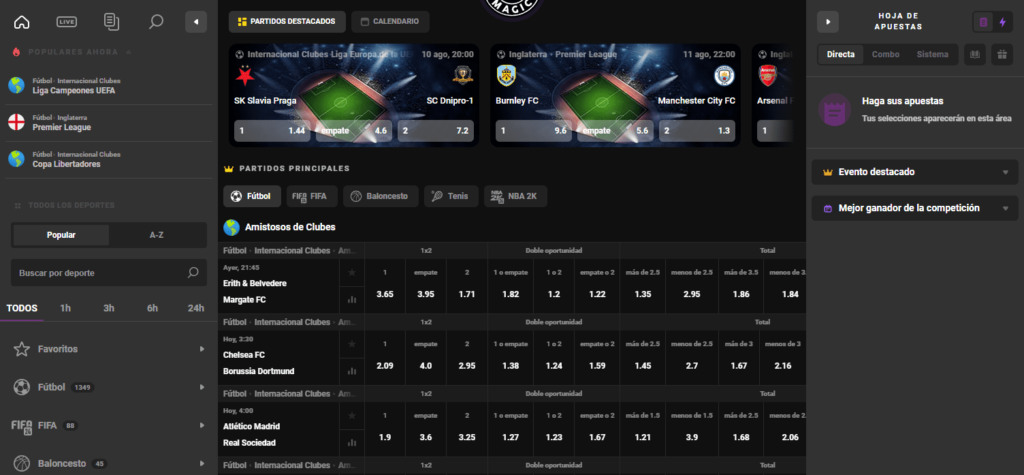 black magic casino apuestas deportivas