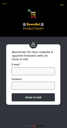 Atención al Cliente en Boomerang Casino