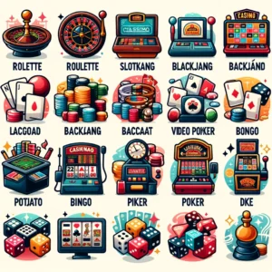 Los Tipos de Juegos de Casino Más Populares y Sus Nombres