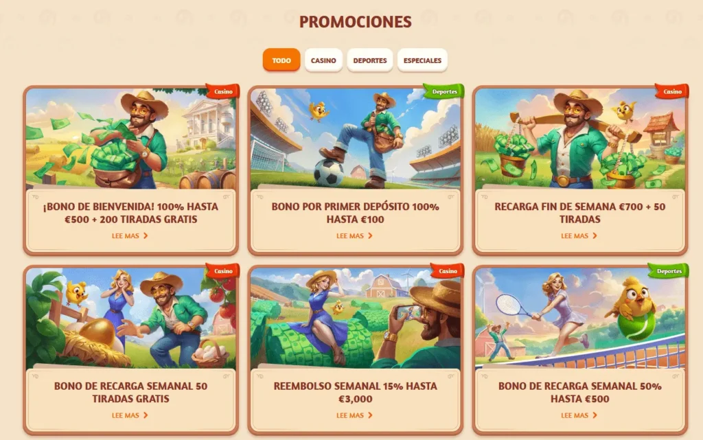 BillyBets Casino Bonos