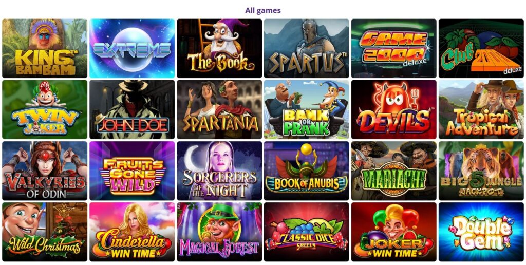 ð° Catálogo de Juegos en Omni Slots Casino