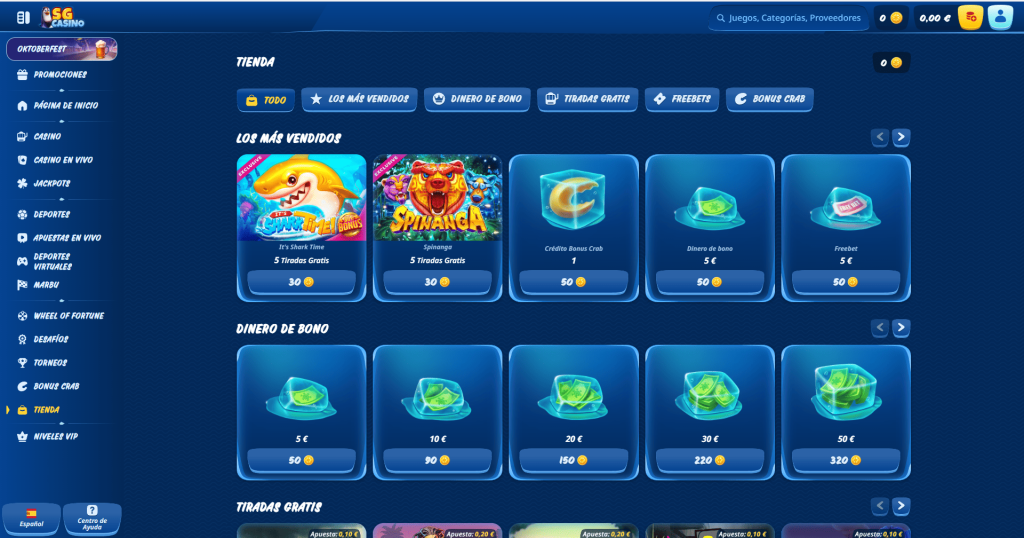 Tienda SG Coins