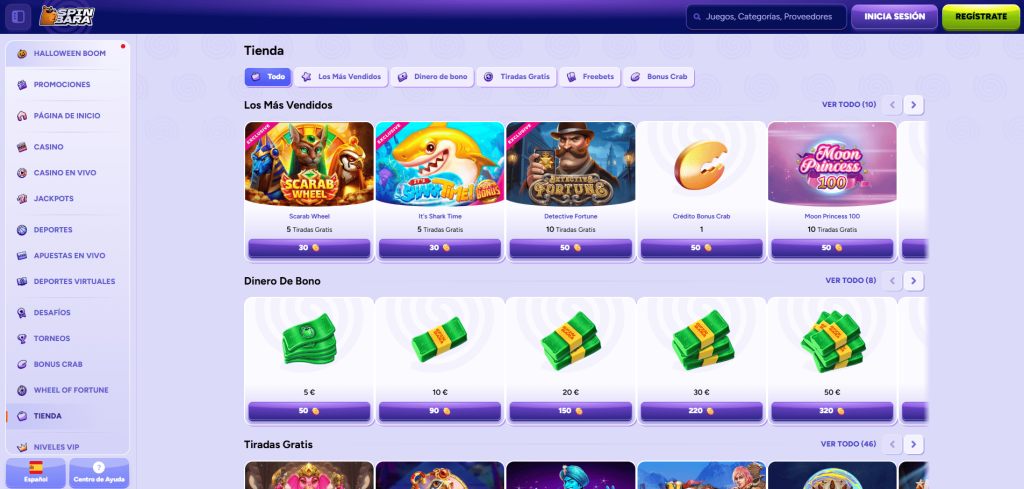 SpinBara Coins Store